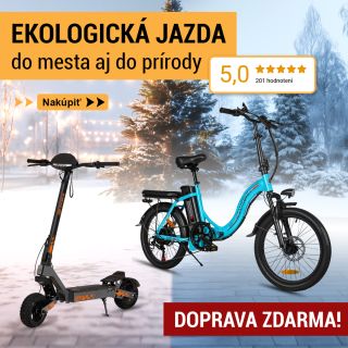 🌲 Ekologická jazda do mesta aj do prírody! Objav praktické a výkonné e-biky a elektrické kolobežky, ktoré ti spríjemnia...